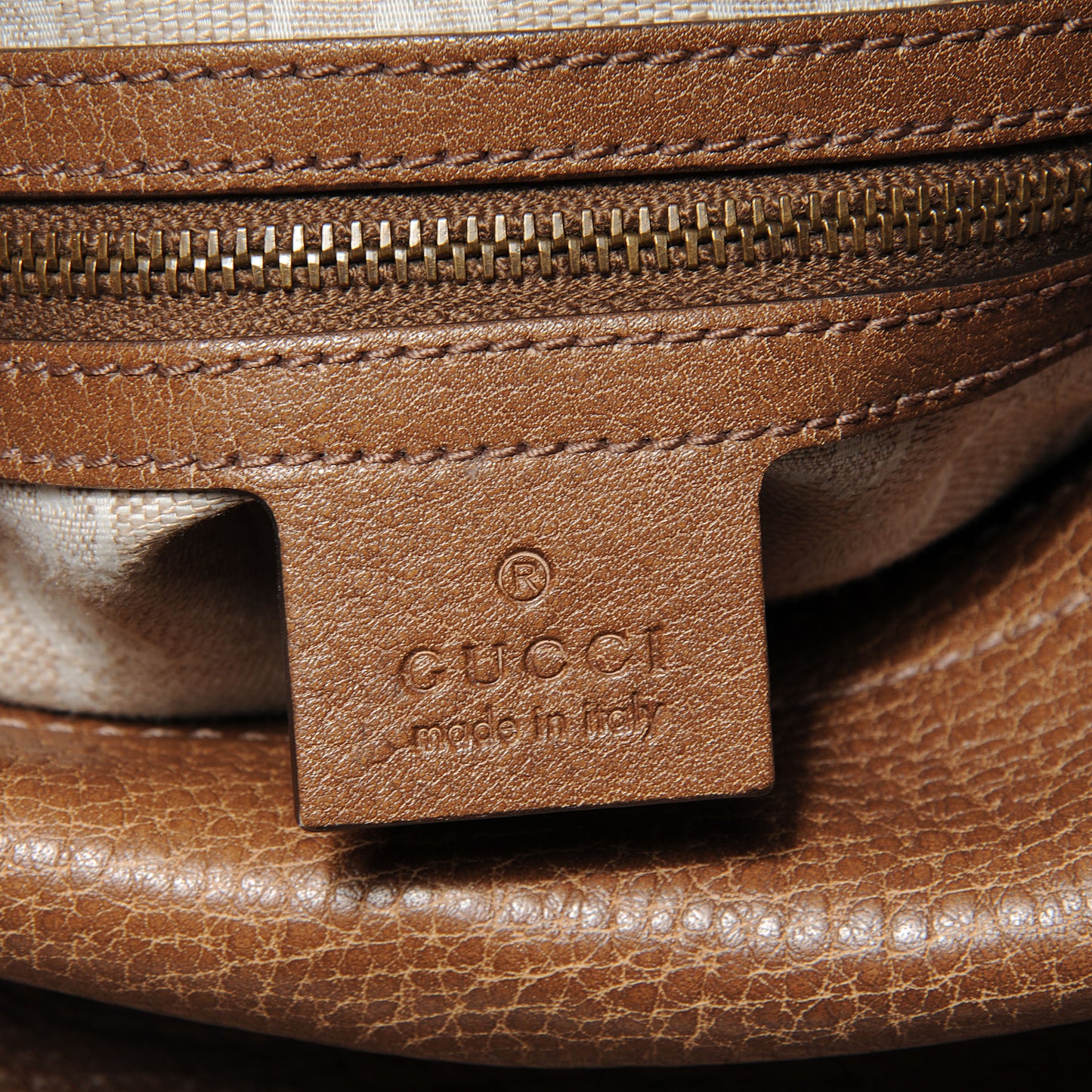 Calfskin Large Harness Hobo Maple Brown