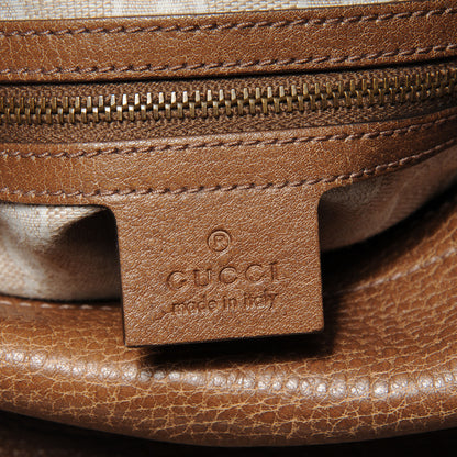 Gucci Calfskin Large Harness Hobo Maple Brown 9 of 9