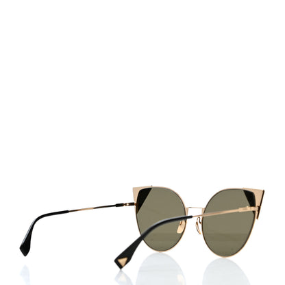 Fendi Iridia Sunglasses FF 0190 Gold Green 4 of 4