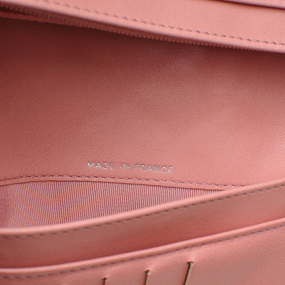 Chanel Lambskin Quilted Yen Wallet Pink 7 of 11