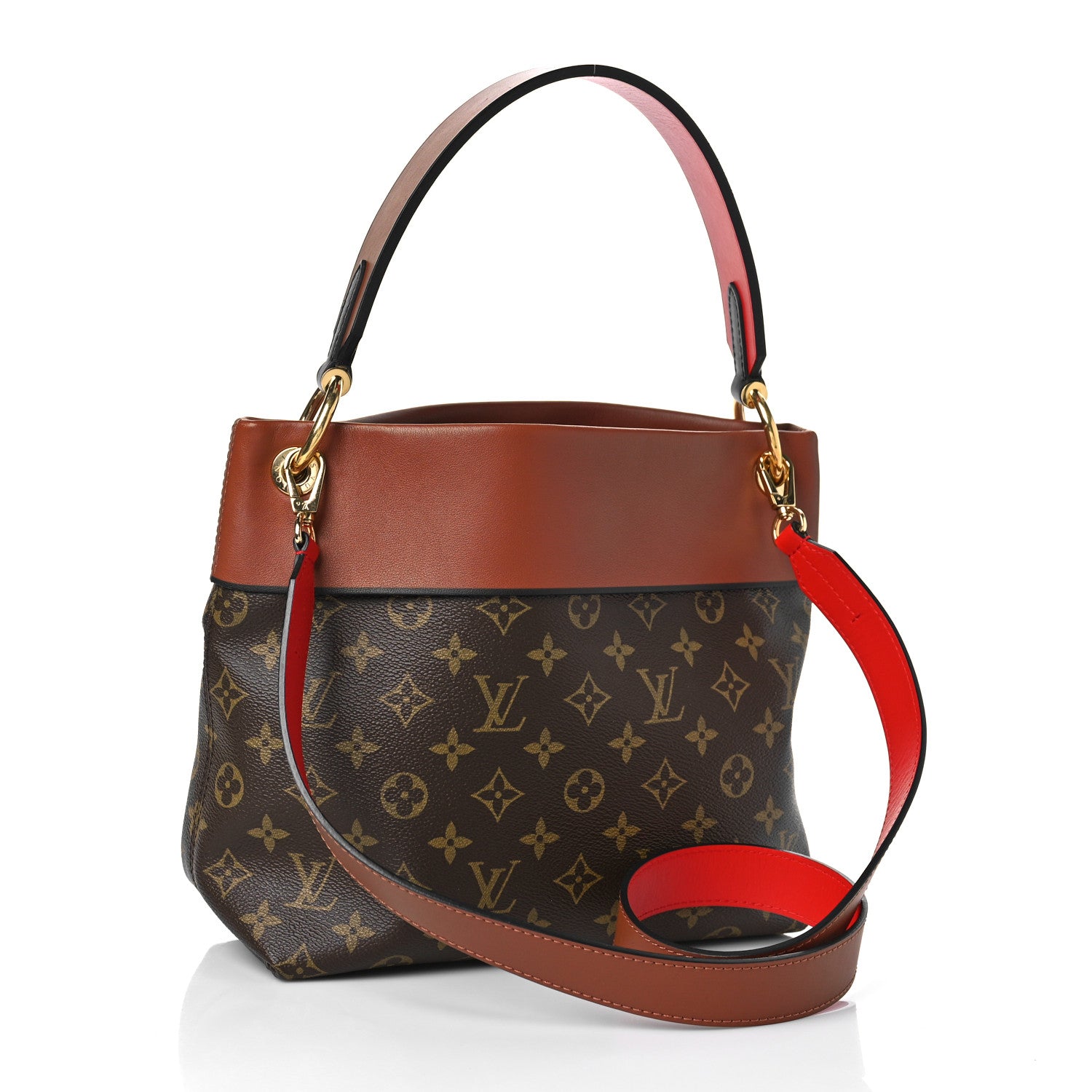 Louis Vuitton Monogram Tuileries Besace Caramel Rouge 3 of 8
