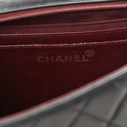 Chanel Lambskin Quilted Medium Rectangular Kelly Flap Bag Black 5 of 13