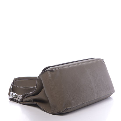 Hermes Taurillon Clemence Jypsiere 37 Etoupe 4 of 13