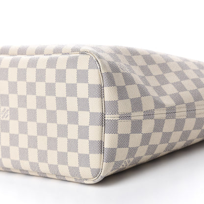 Louis Vuitton Damier Azur Neo Neverfull MM Rose Ballerine 7 of 12