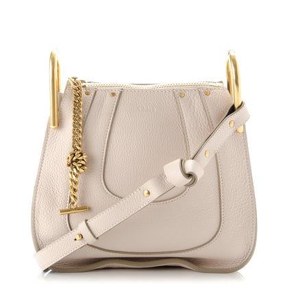 Chloe Grained Calfskin Mini Hayley Hobo Cement Pink 1 of 6