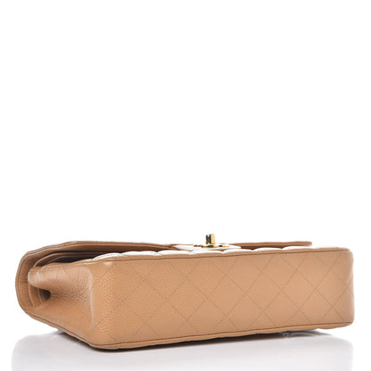 Chanel Caviar Quilted Medium Double Flap Beige 4 of 7
