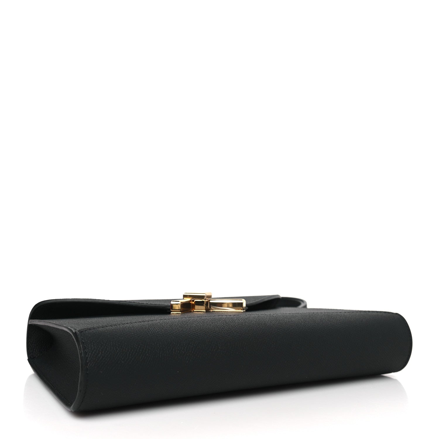 Moynat Carat Calfskin Gabrielle Clutch Black 4 of 9