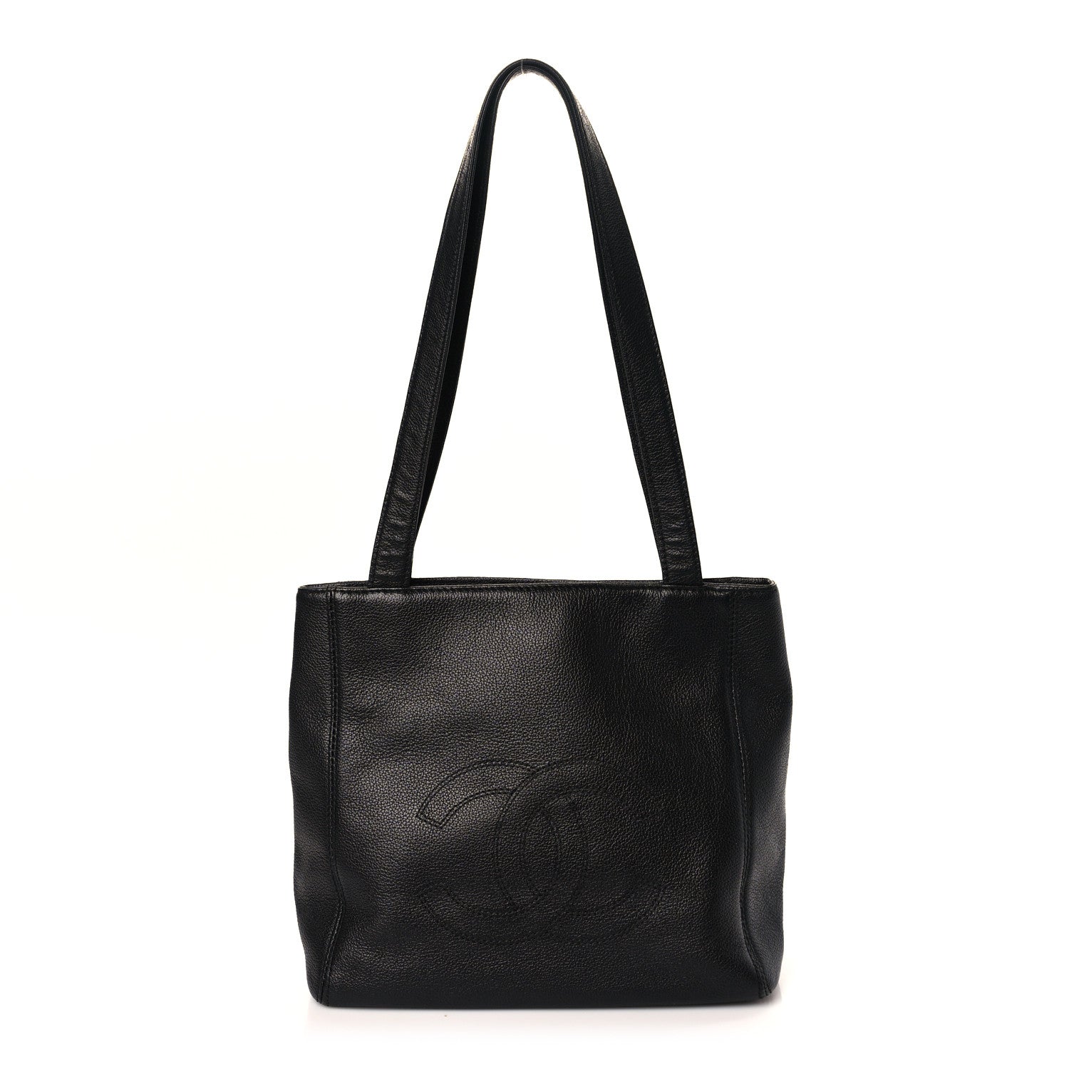 Chanel Calfskin CC Timeless Tote Black 1 of 9