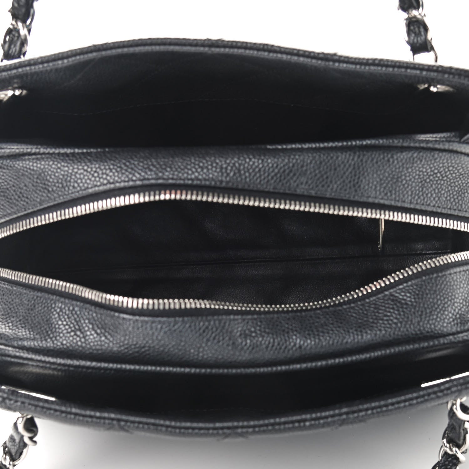 Chanel Caviar Quilted CC Tote Black 5 of 9