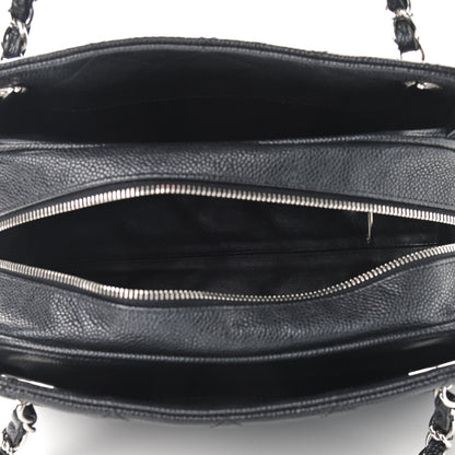 Chanel Caviar Quilted CC Tote Black 5 of 9
