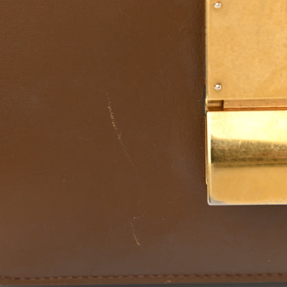 Celine Box Calfskin Medium Classic Box Flap Bag Camel 20 of 21