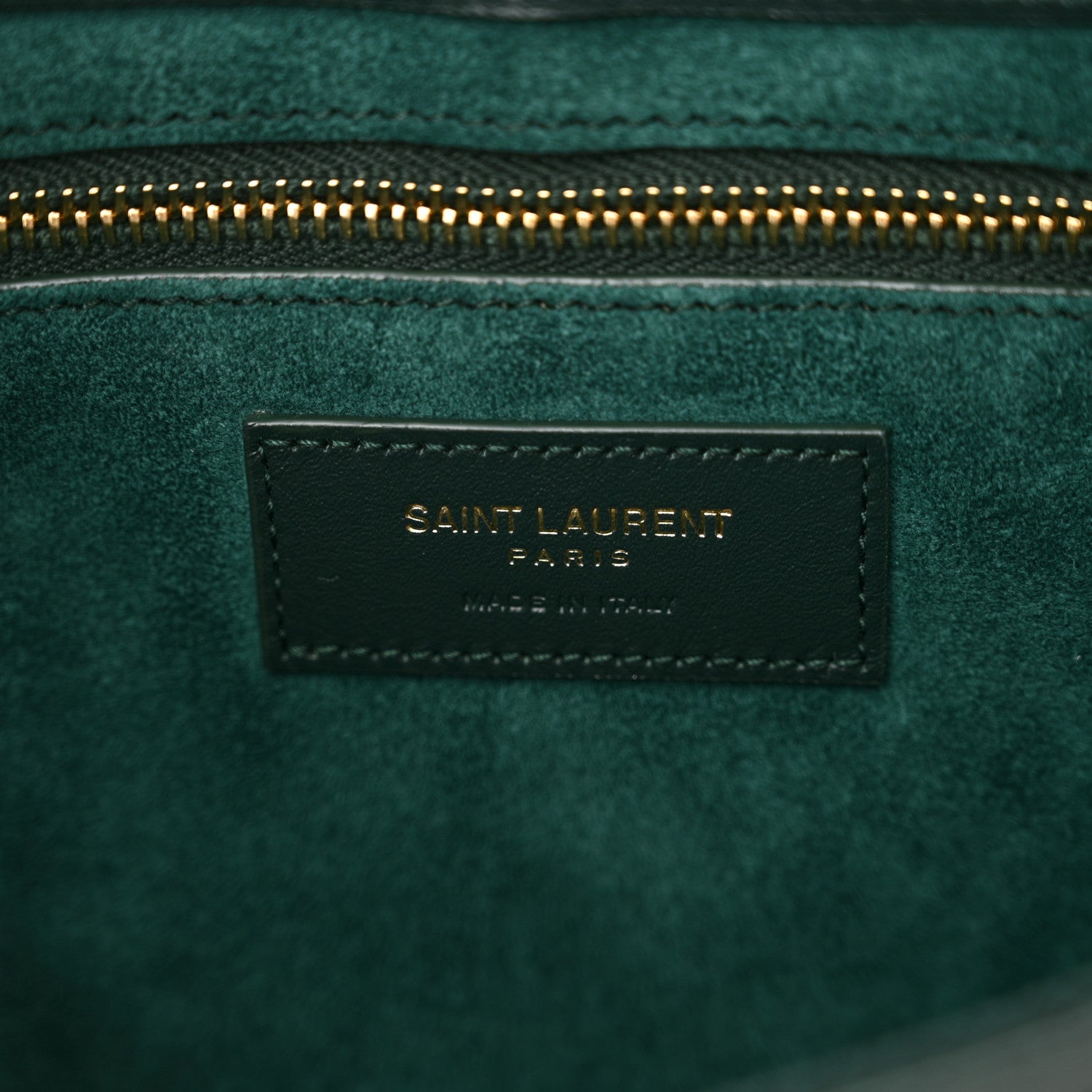 Saint Laurent Patent Le 5 A 7 Hobo Dark Leaf 6 of 10