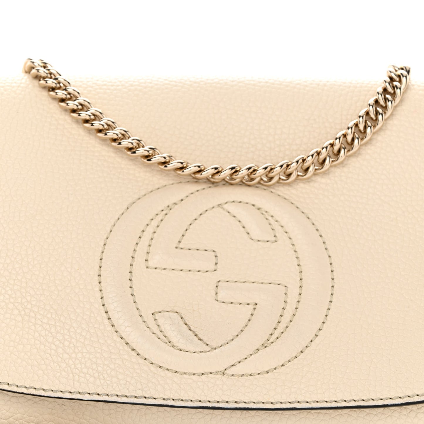 Cellarius Calfskin Medium Soho Flap Crossbody Ivoire