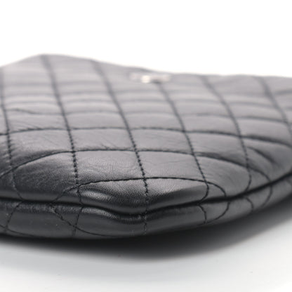 Chanel Aged Calfskin Quilted Crossbody Bag Black 10 of 13