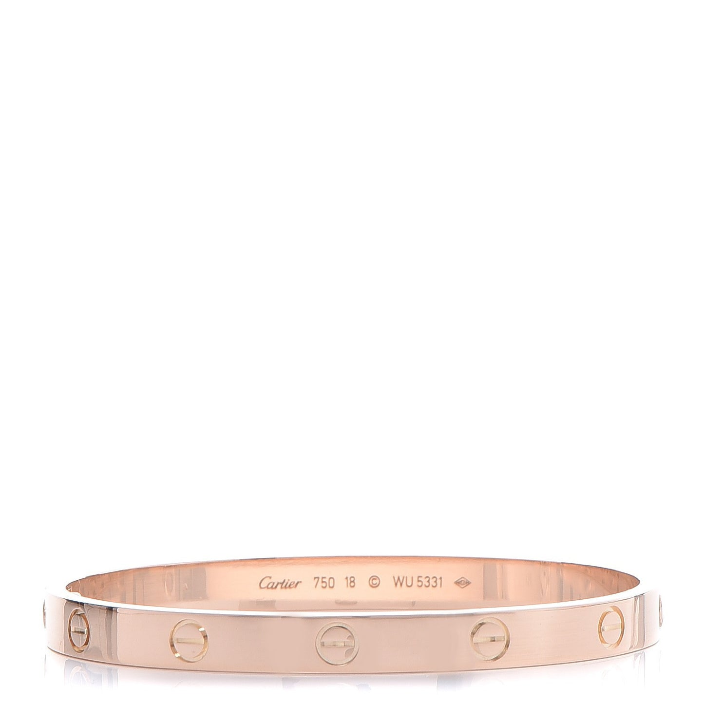 18K Pink Gold LOVE Bracelet 18