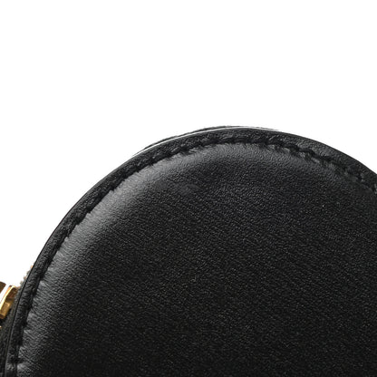 Saint Laurent Calfskin Nylon Heart Foldable Tote Bag Black 12 of 12