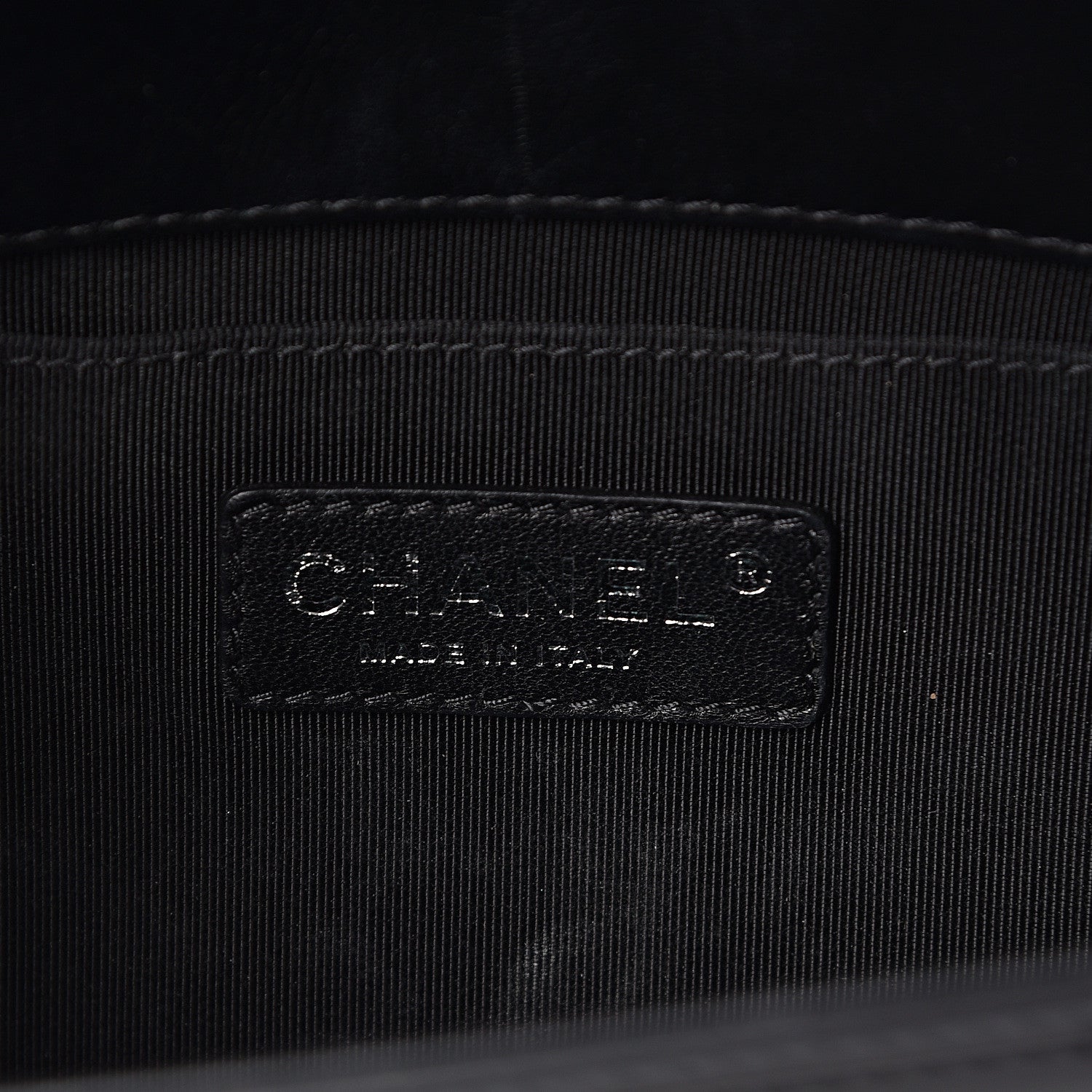 Chanel Patent Calfskin Quilted Medium Plexiglass Boy Flap Black 6 of 12