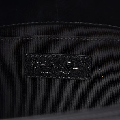 Chanel Patent Calfskin Quilted Medium Plexiglass Boy Flap Black 6 of 12