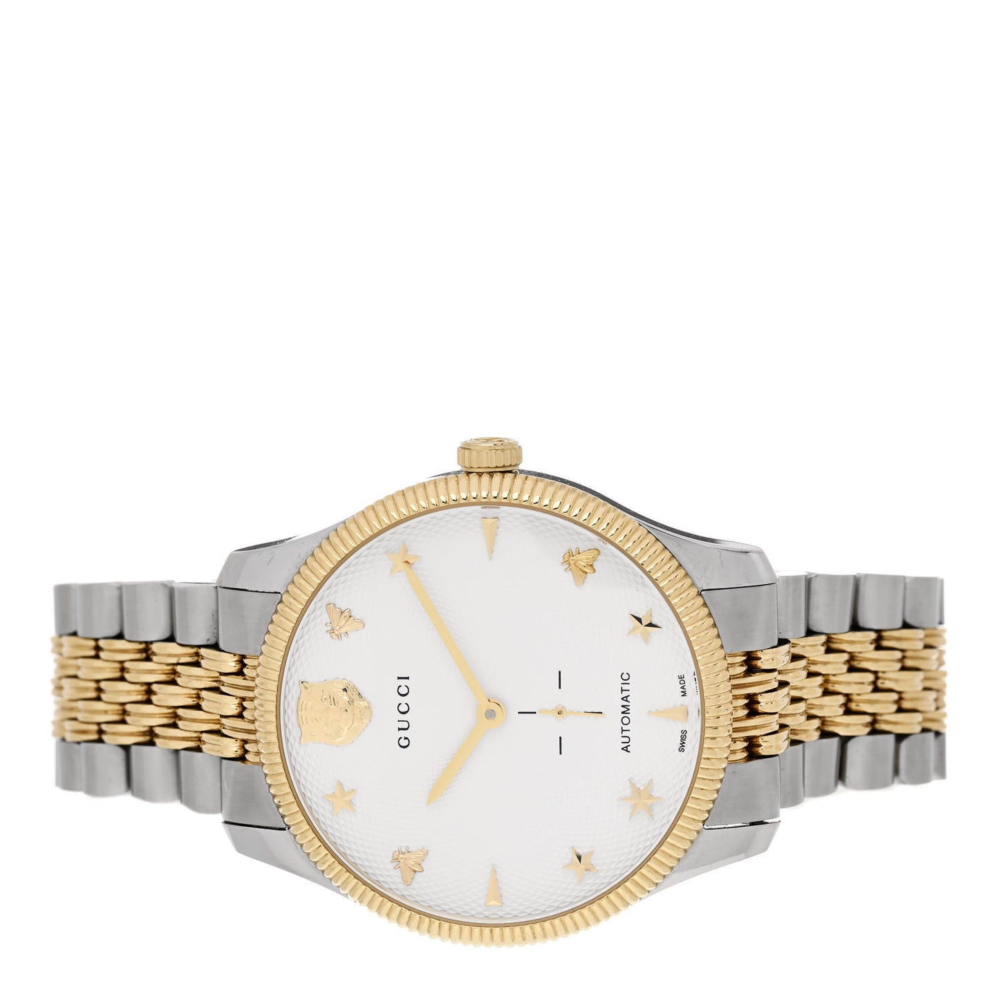 Stainless Steel 40mm G-Timeless Two Tone Charm Automatic Watch