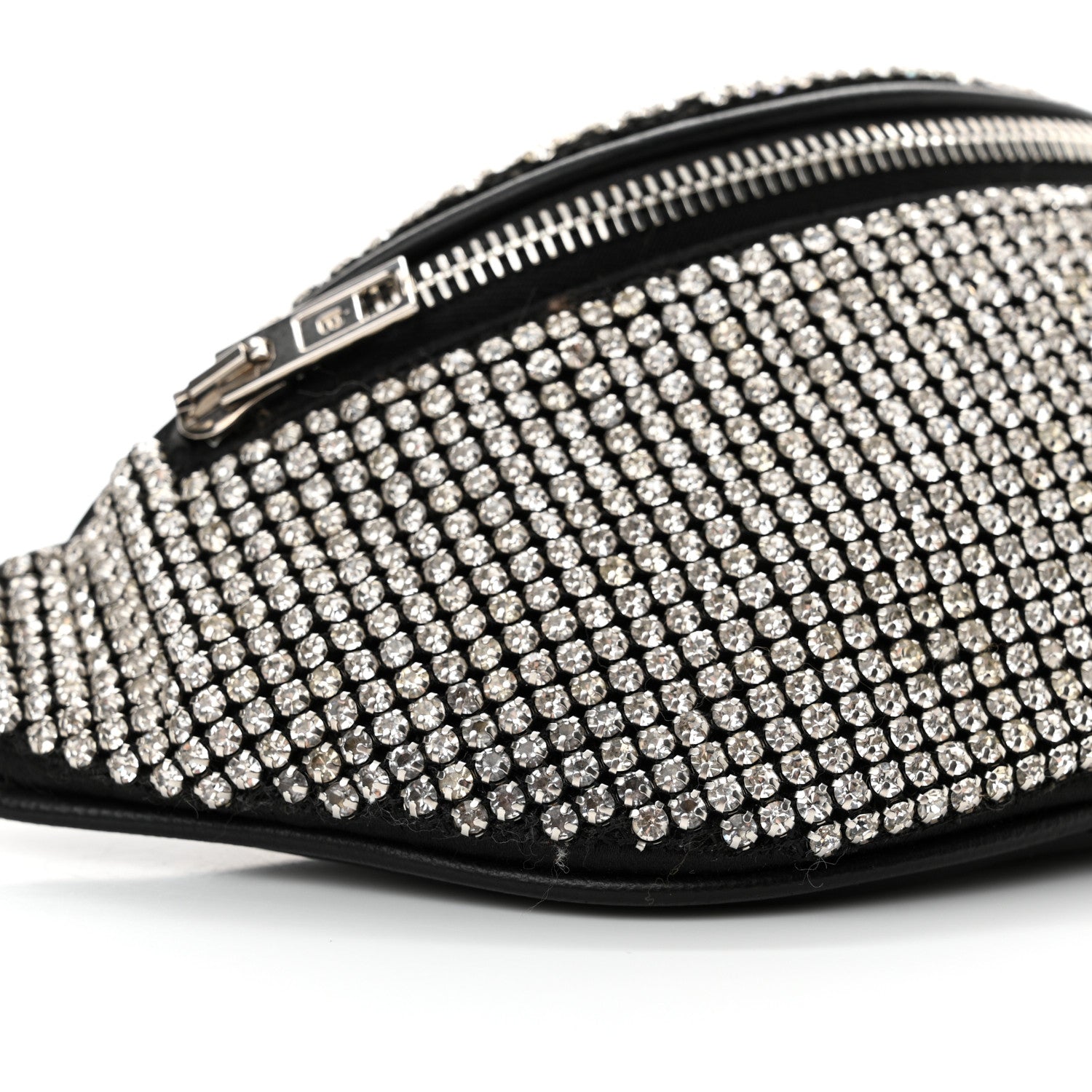 Alexander Wang Rhinestone Mesh Mini Attica Belt Bag Black 9 of 11