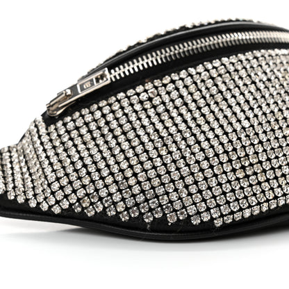 Alexander Wang Rhinestone Mesh Mini Attica Belt Bag Black 9 of 11