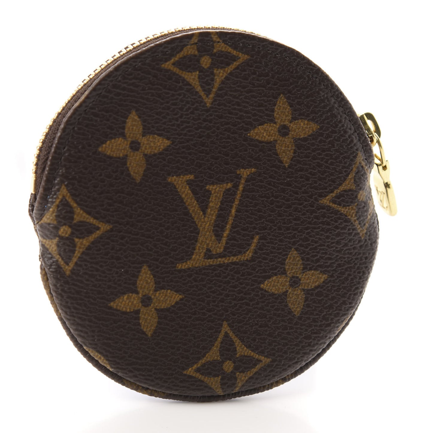 Monogram 2019 Christmas Animation Round Coin Purse Blue