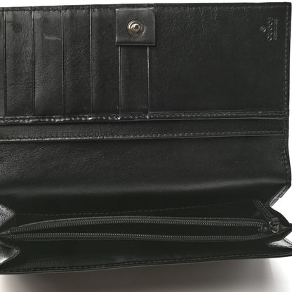 Gucci Guccissima Continental Flap Wallet Black 5 of 8