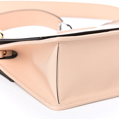 Fendi Vitello Century Velvet F is Fendi FF Kan I Shoulder Bag Tobacco Rosa Plaster 8 of 14