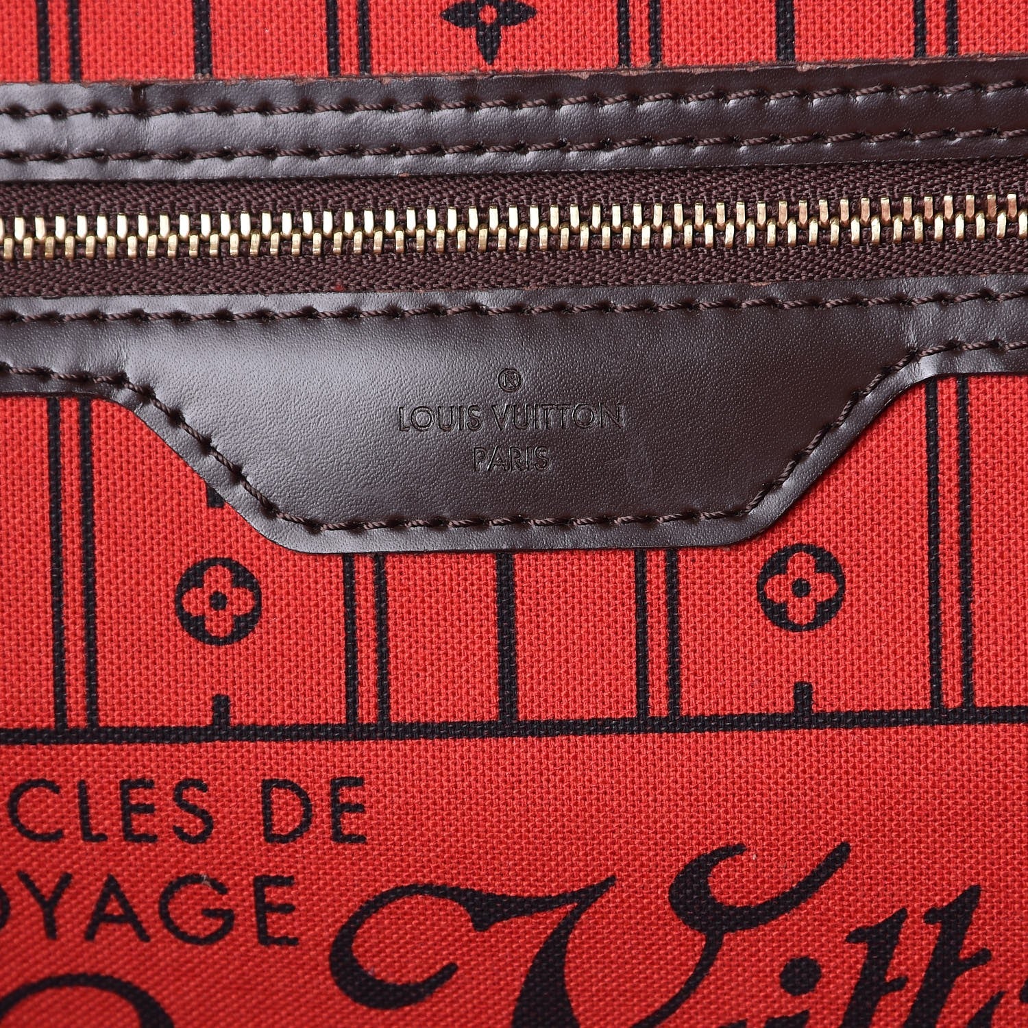 Louis Vuitton Damier Ebene Neverfull GM 6 of 10