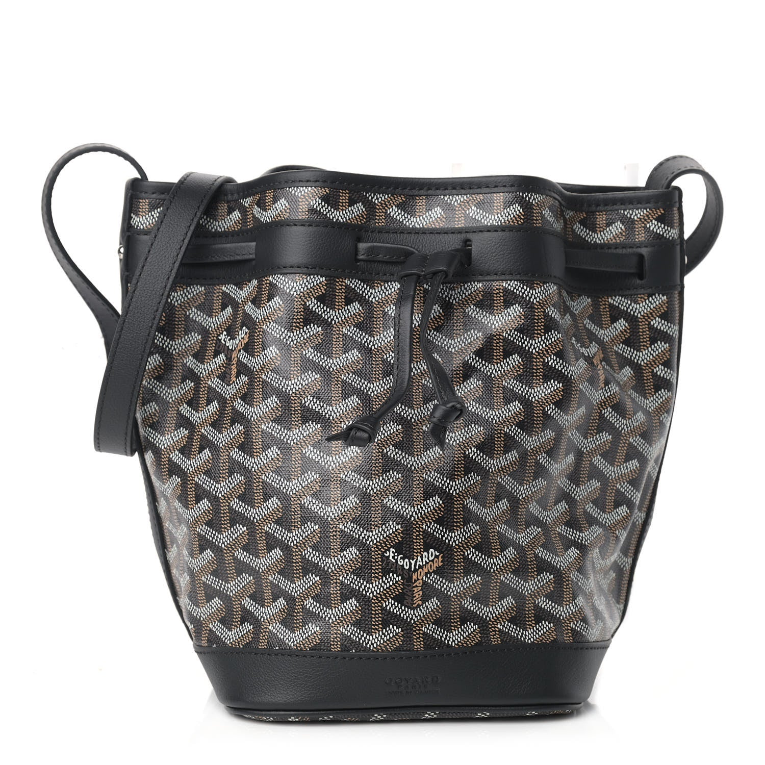 Goyard Goyardine Petit Flot Bucket Bag PM Black 1 of 9