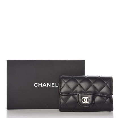 Chanel Lambskin Quilted 4 Key Holder Black 9 of 9