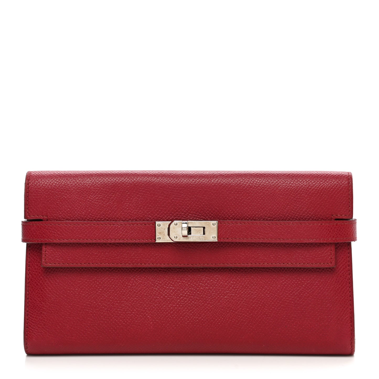 Epsom Kelly Longue Wallet Rubis