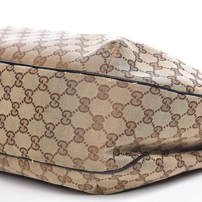 Gucci Monogram Large New Ladies Web Hobo Dark Brown 9 of 15