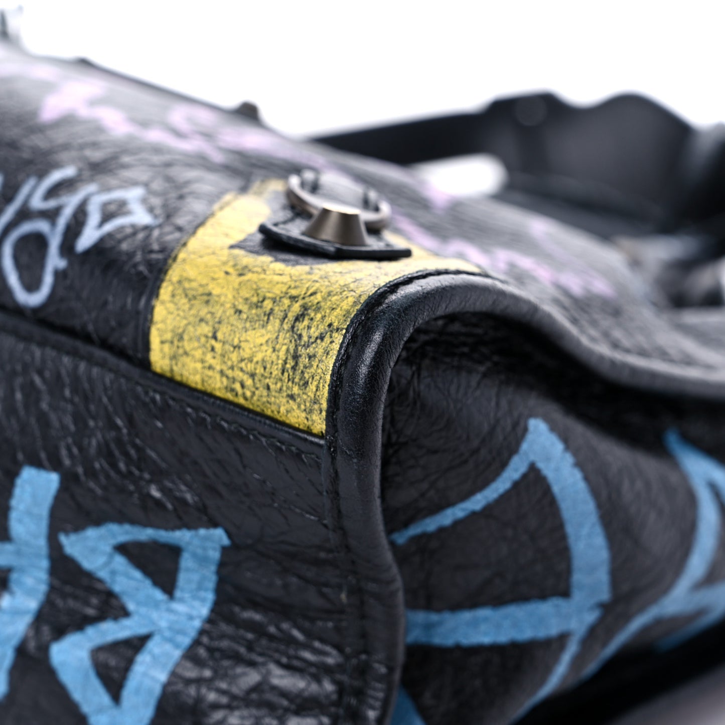 Agneau Graffiti All Over Classic Hardware City Black Multicolor