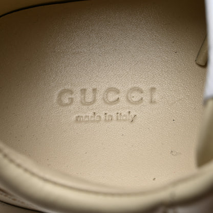 Gucci Calfskin Heart Rhyton Sneakers 38.5 Ivory 7 of 9