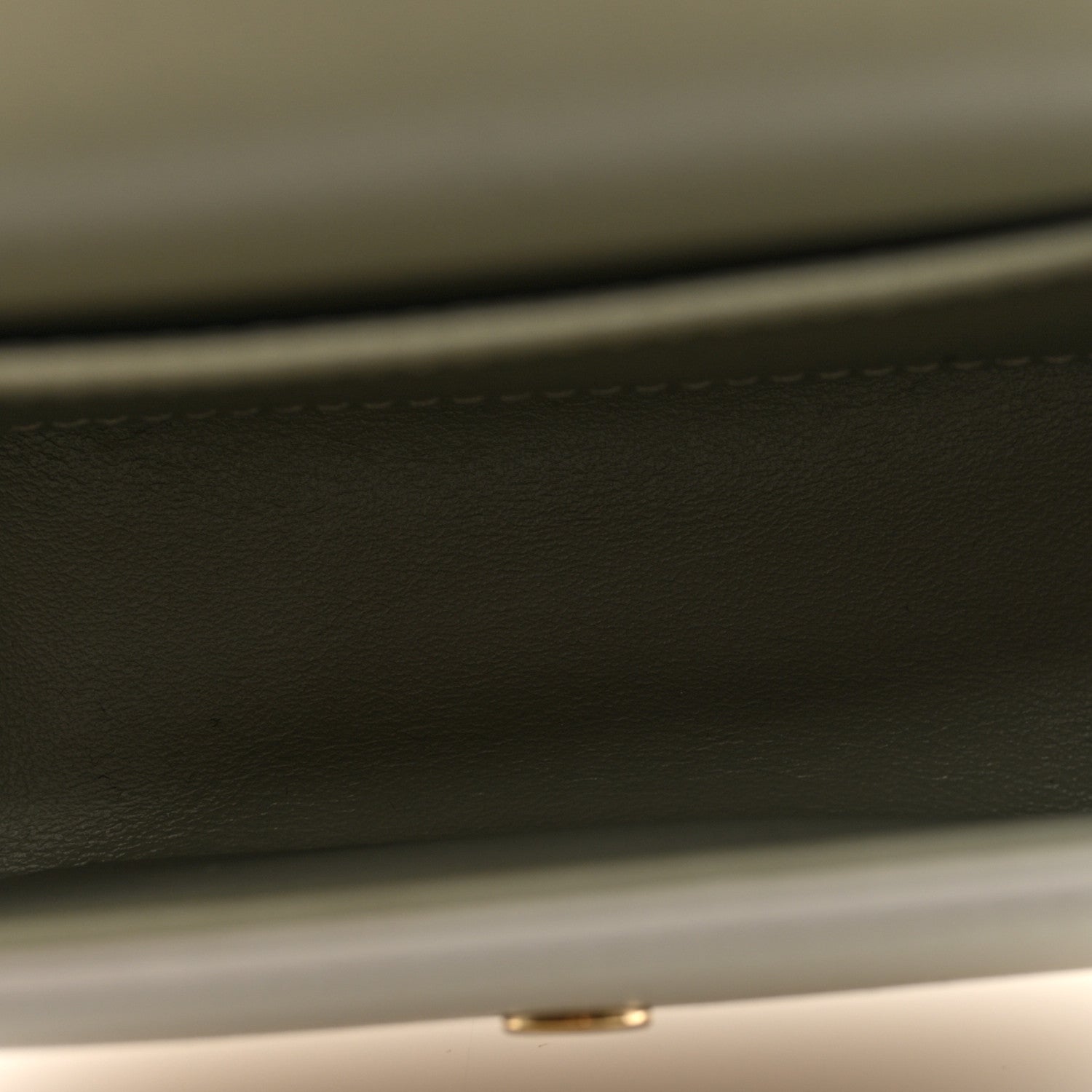 Celine Shiny Calfskin Mini Triomphe Chalk 5 of 9