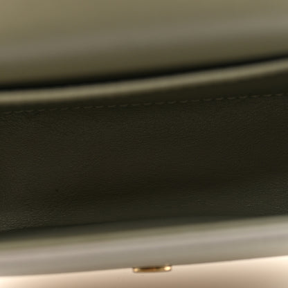 Celine Shiny Calfskin Mini Triomphe Chalk 5 of 9
