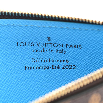 Louis Vuitton Monogram Vintage Calfskin Trunk L'œil Coin Card Holder 6 of 7