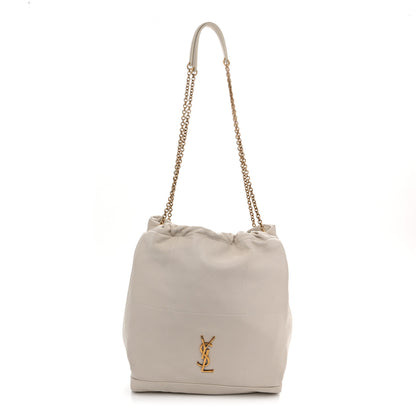 Saint Laurent Lambskin Matelasse Monogram Medium Jamie 4.3 Pochon Crema Soft 1 of 11