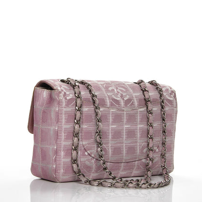 Chanel Nylon Medium Travel Flap Pink 3 of 10