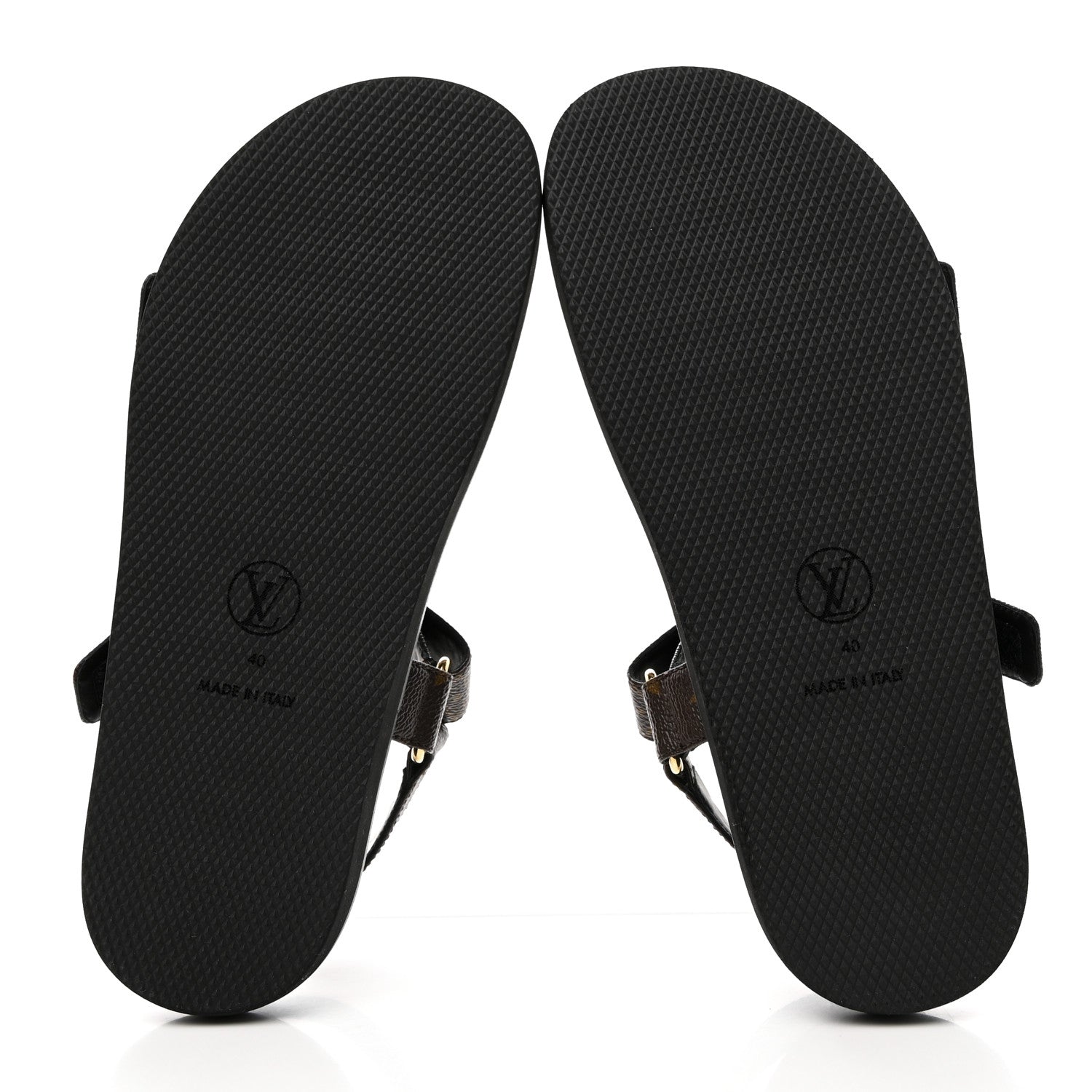Louis Vuitton Monogram LV Sunset Comfort Flat Sandals 40 Cacao Brown 5 of 11