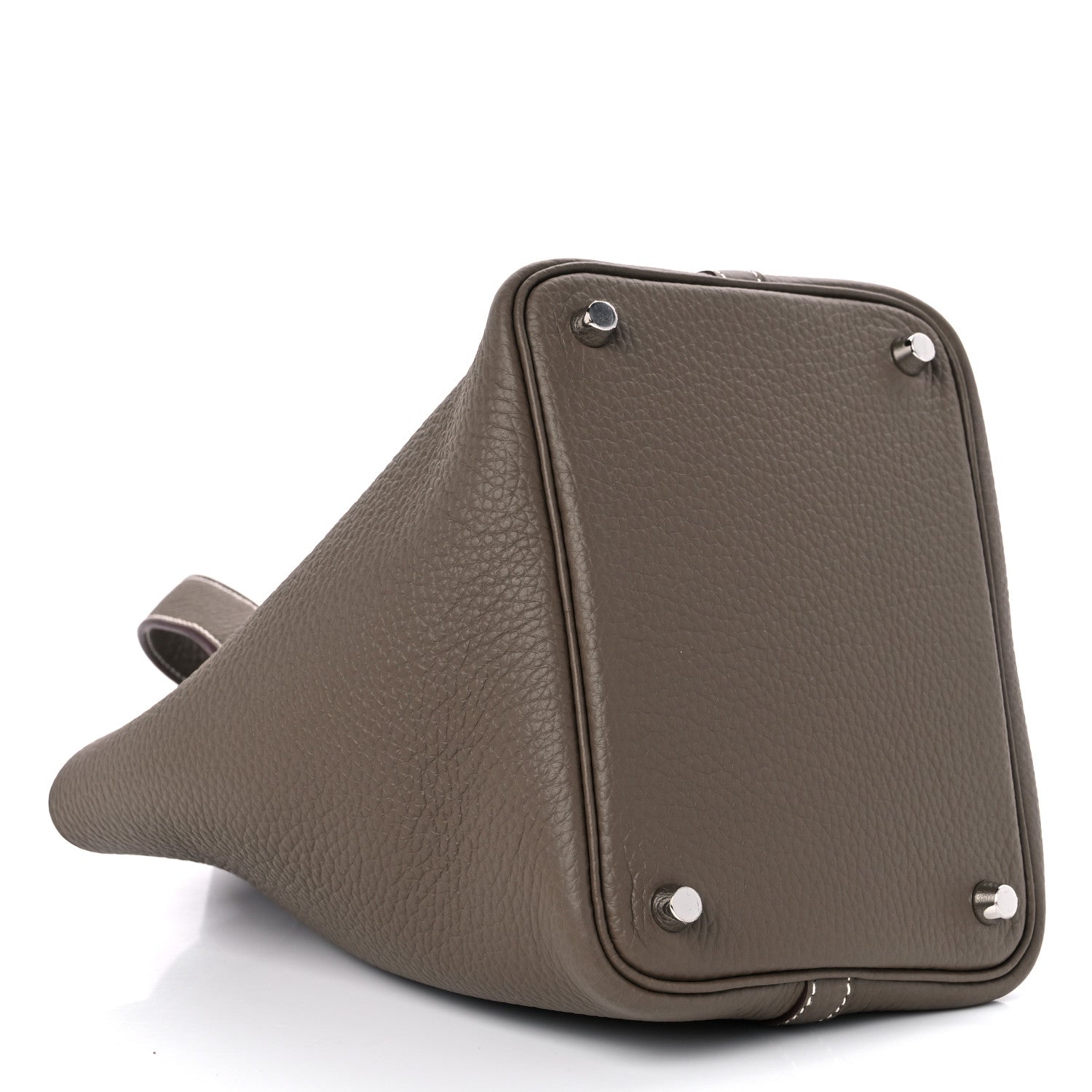Hermes Taurillon Clemence Picotin Lock 18 PM Etoupe 4 of 9