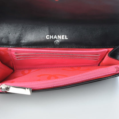 Chanel Calfskin Quilted Cambon Flap Wallet Black 5 of 9