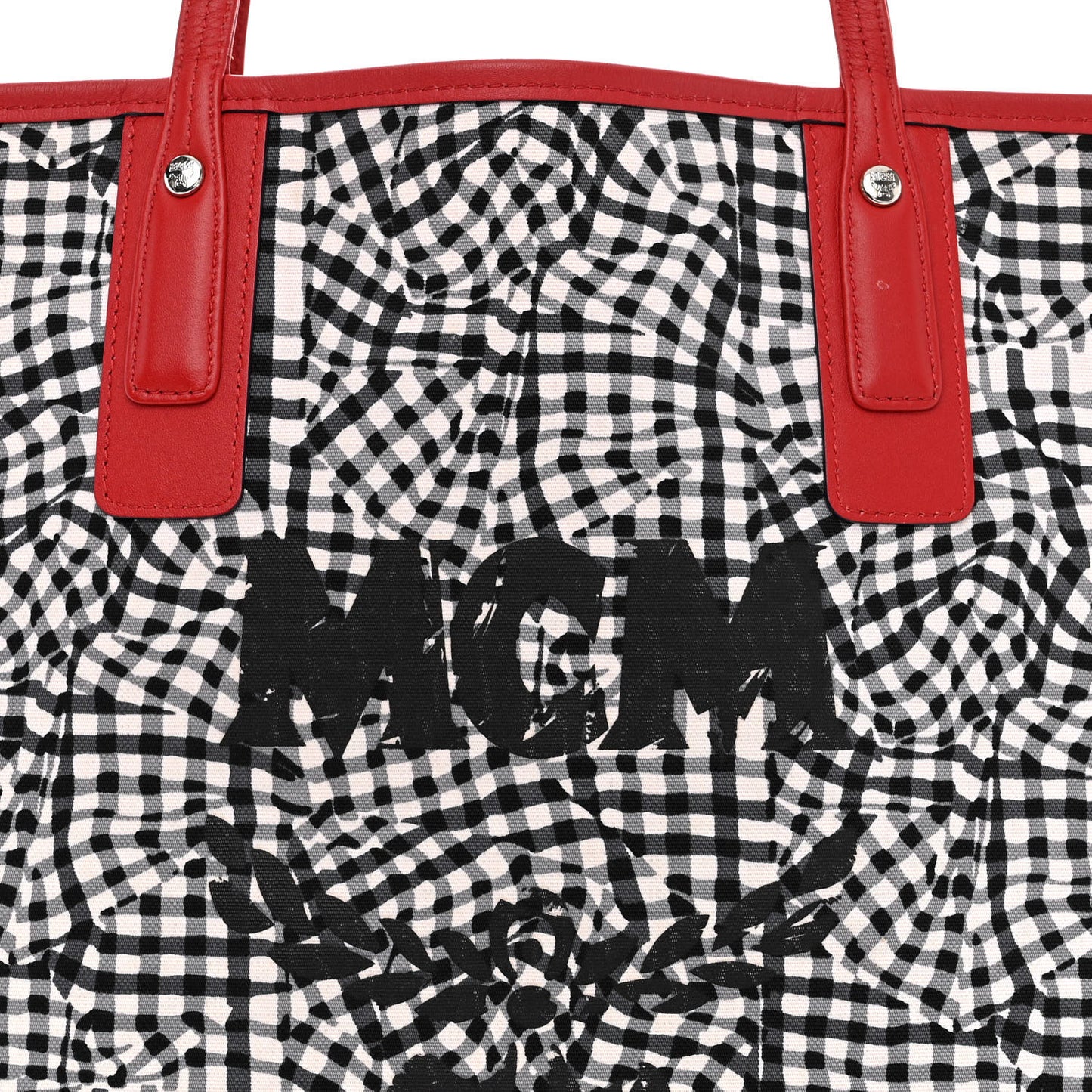 Visetos Large Liz Reversible Shopper Tote Ruby Red