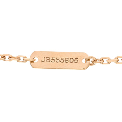 Van Cleef & Arpels 18K Yellow Gold Guilloche Vintage Alhambra Pendant Necklace 4 of 5
