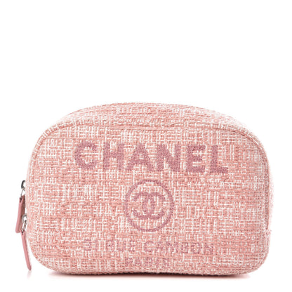 Chanel Canvas Small Deauville Case Pink 1 of 8