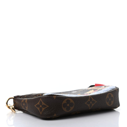 Louis Vuitton Monogram 2021 Christmas Animation London Mini Pochette Accessories Red 4 of 7