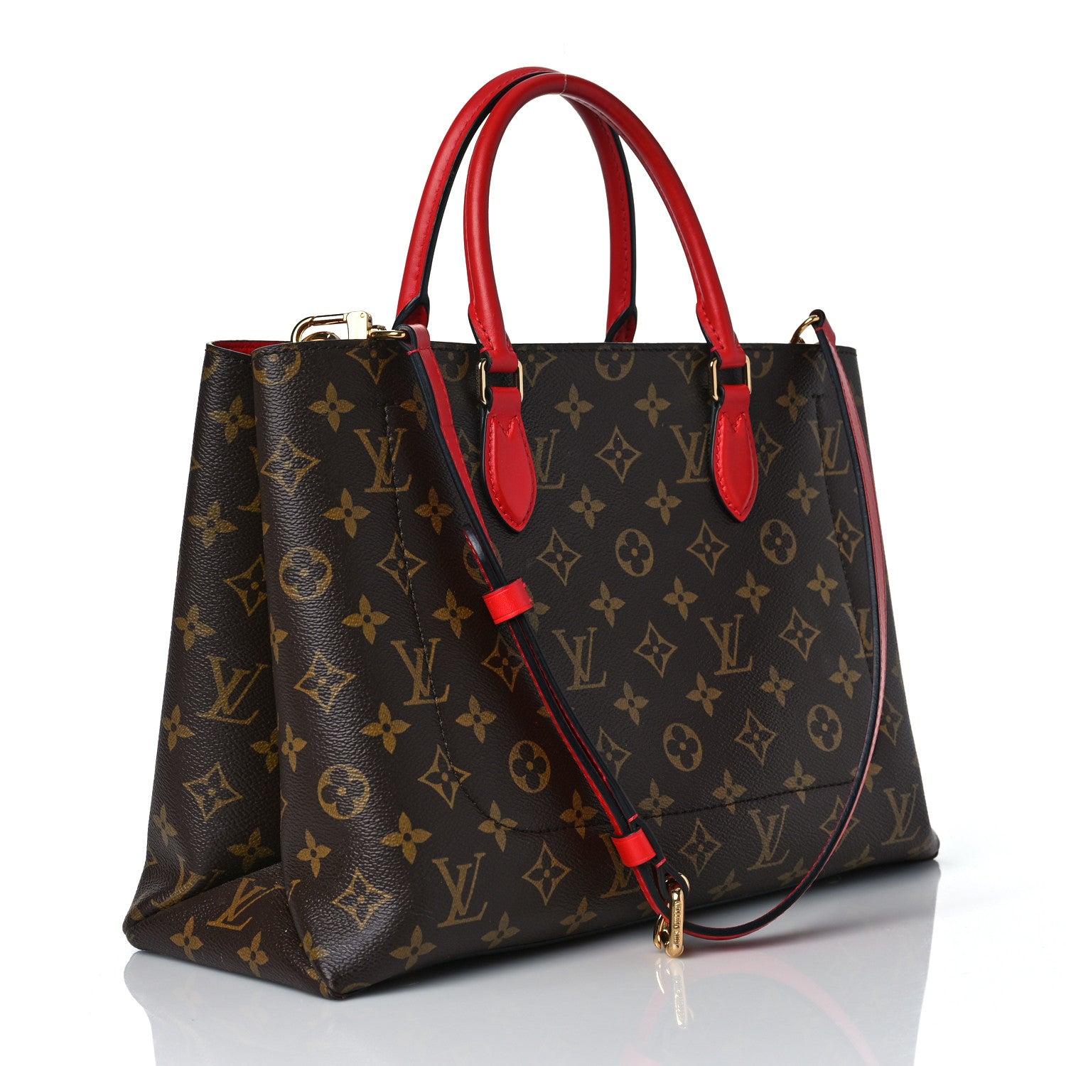 Louis Vuitton Monogram Flower Tote Coquelicot 3 of 10