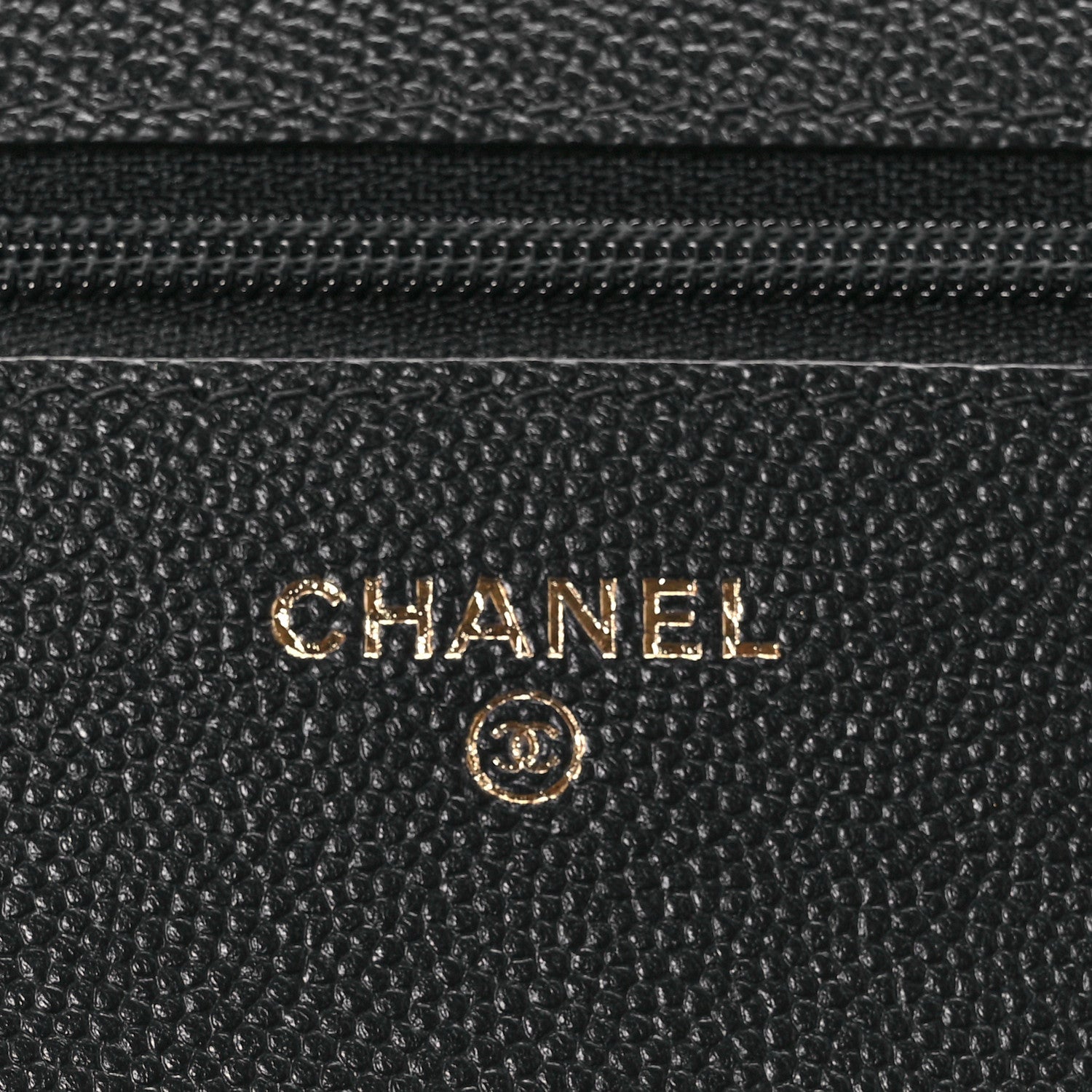 Chanel Caviar Quilted Vintage Mademoiselle Wallet On Chain WOC Black 6 of 12
