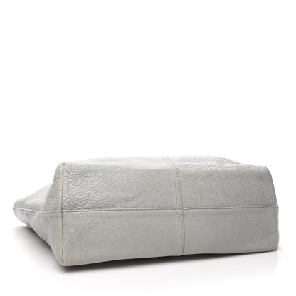 Bottega Veneta Cervo Deerskin Shopping Tote Light Grey 4 of 11